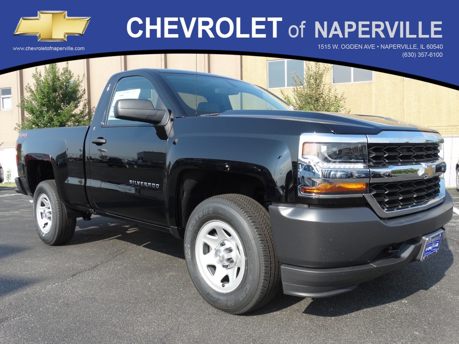 New 2018 Chevrolet Silverado 1500 WT Regular Cab Pickup in Naperville # ...